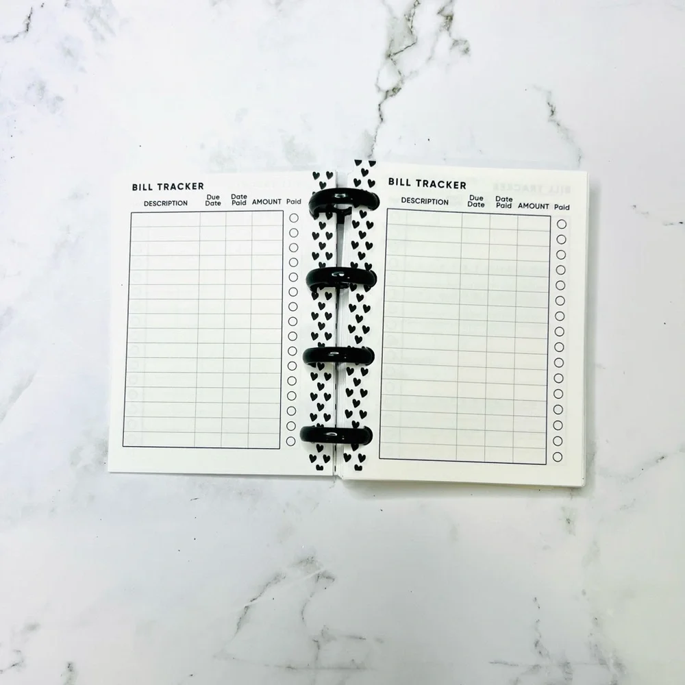 Planner micro size tropical floral 12 months plants lover stickers